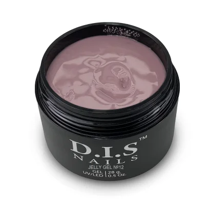 Гель-желе D.I.S.Nails Jelly Gel №12 Класичний рожевий камуфляж, 28 г 