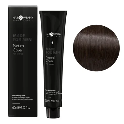 Система маскування сивини (камуфляж) Відтінок: 4 каштановий, 60 мл Natural Cover MADE FOR MEN Hair Company