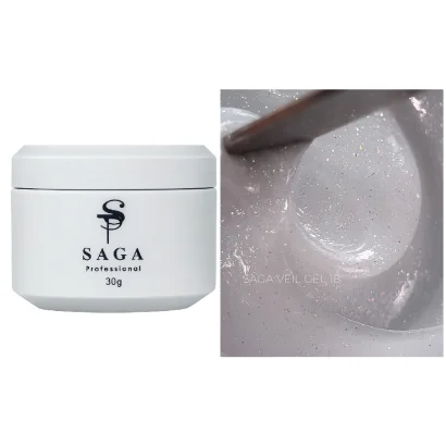 Гель для нарощування на укріплення нігтів SAGA Professional Builder Gel Veil №18, 30 мл 