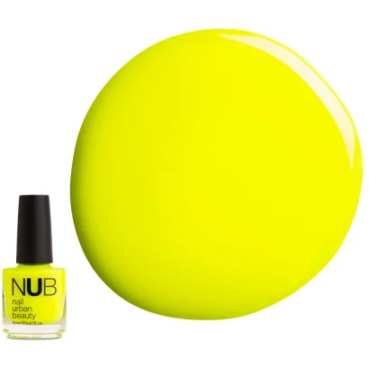 Лак для нігтів NUB Nail Polish №093 Жовтий неон, 14 мл 