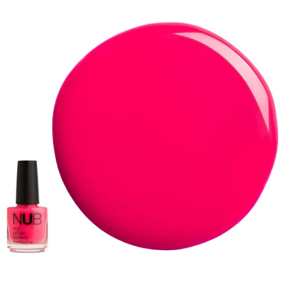 Лак для нігтів NUB Nail Polish №096 Рожевий неон, 14 мл 