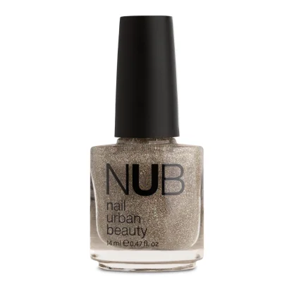 Лак для нігтів NUB Nail Polish №103 Дрібні голографічні блискітки на прозорій основі, 14 мл 