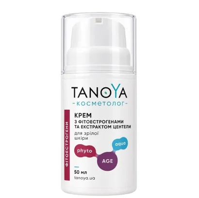Крем з фітоестрогенами для зрілої шкіри обличчя, 50 мл TANOYA Cosmetolog