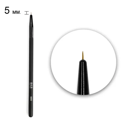 Пензлик лайнер D.I.S.Nails №000 Syntetic, 5 мм