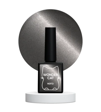 Гель-лак сріблясте котяче око, 10 мл Wonder cat Gel Polish NAILSOFTHEDAY