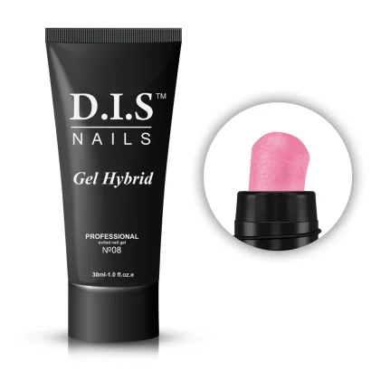 Акрил-гель D.I.S.Nails Acryl Gel HYBRID №08 Рожевий, 30 г  