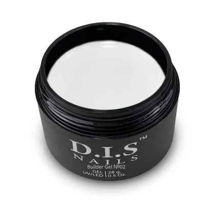 Гель моделюючий для нарощування нігтів D.I.S.Nails BUILDER GEL №002 Білий, 28 г 