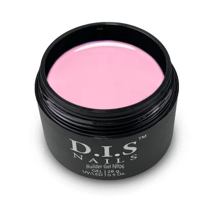 Гель моделюючий для нарощування нігтів D.I.S.Nails BUILDER GEL №006 Зефірно-рожевий, 28 г 