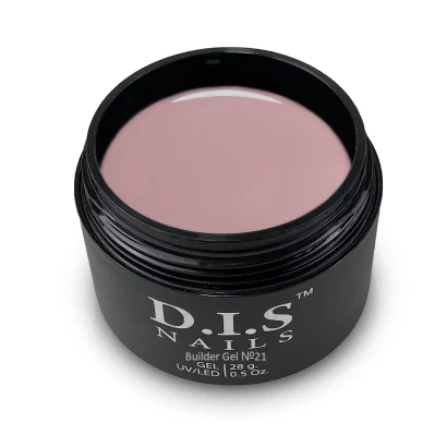 Гель моделюючий для нарощування нігтів D.I.S.Nails BUILDER GEL №021 Темний нюд, 28 г 