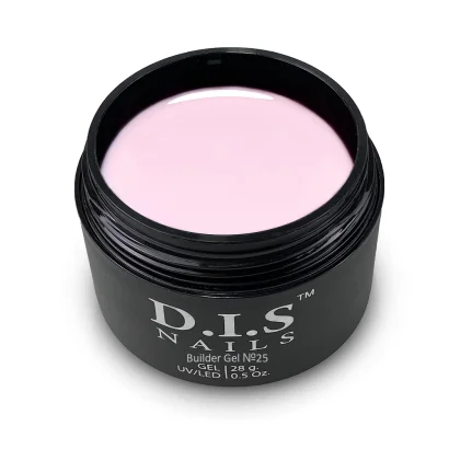 Гель моделюючий для нарощування нігтів D.I.S.Nails BUILDER GEL №025 Молочно-рожевий, 28 г 