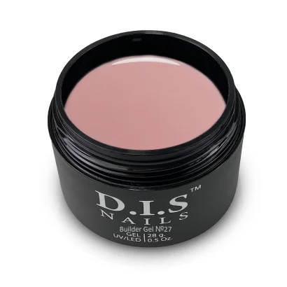 Гель моделюючий для нарощування нігтів D.I.S.Nails BUILDER GEL №027 Темний нюд, 28 г 