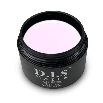 Гель моделюючий для нарощування нігтів D.I.S.Nails BUILDER GEL №030 Щільний білий із рожевинкою, 28 г 