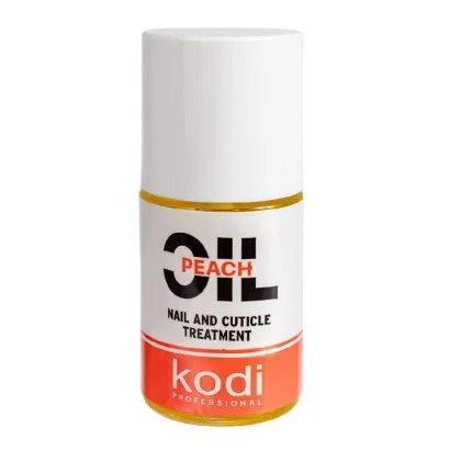 Олія для кутикули, 15 мл аромат: "Персик" Peach Cuticle oil KODI Professional 