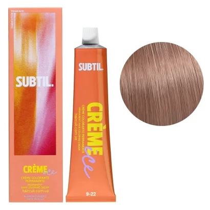 9/22 Стійка крем-фарба для волосся, 60 мл CREME Permanent Hair Color SUBTIL (дуже світлий блондин фіолетовий екстра)