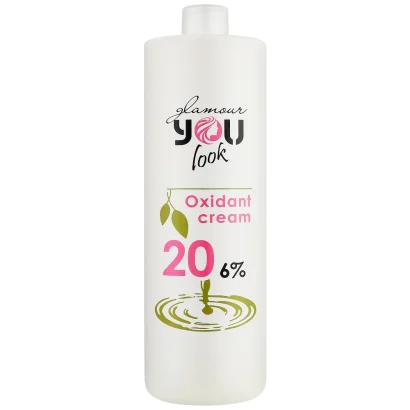 Окислювач 6% (20 VOL), 1000 мл Oxydant cream GLAMOUR You look Professional
