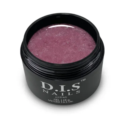 Гель рідкий для укріплення нігтів з шимером D.I.S.Nails Liquid Gel №19 Ягідний рожево-малиновий, 28 г 