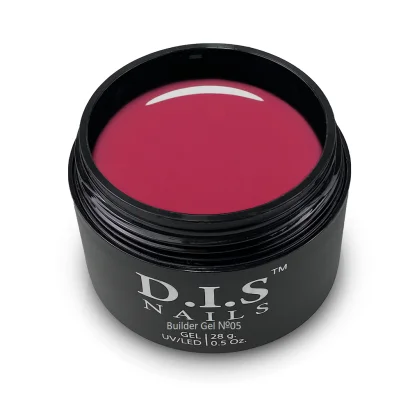 Гель моделюючий для нарощування нігтів D.I.S.Nails BUILDER GEL №005 Стигла вишня, 28 г 
