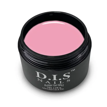 Гель моделюючий для нарощування нігтів D.I.S.Nails BUILDER GEL №062 М`який-рожевий, 28 г 