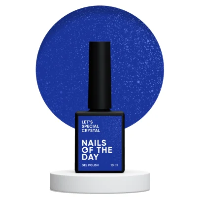 Гель-лак з дрібним шимером, 10 мл Let`s special CRYSTAL Gel Polish NAILSOFTHEDAY