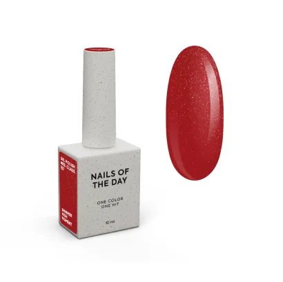 Гель-лак з дрібним шимером NAILSOFTHEDAY Gel Polish Let`s special MRS. CLAUS №157, 10 мл