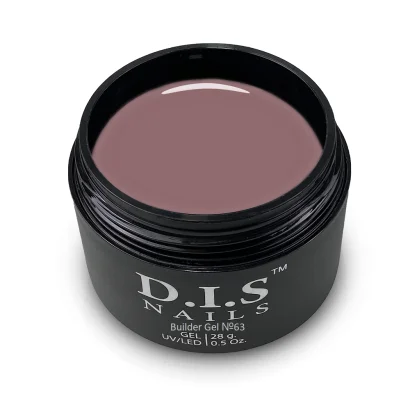 Гель моделюючий для нарощування нігтів D.I.S.Nails BUILDER GEL №063 Бежево-рожевий, 28 г 