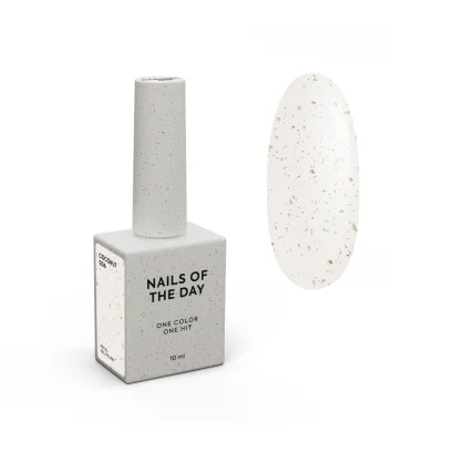 Гель-лак з золотою поталлю, 10 мл Let`s special COCONUT /006 Gel Polish