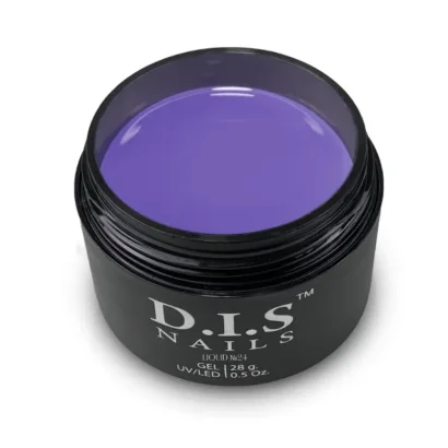 Гель рідкий для укріплення нігтів D.I.S.Nails Liquid Gel №24 Глибокий ліловий, 28 г 