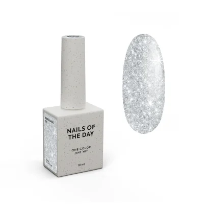 Гель-лак з яскравими блискітками, 10 мл №01 PARADISE Gel polish NAILSOFTHEDAY 