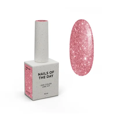 Гель-лак з яскравими блискітками, 10 мл №04 PARADISE Gel polish NAILSOFTHEDAY