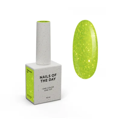 Гель-лак з яскравими блискітками, 10 мл №06 PARADISE Gel polish NAILSOFTHEDAY