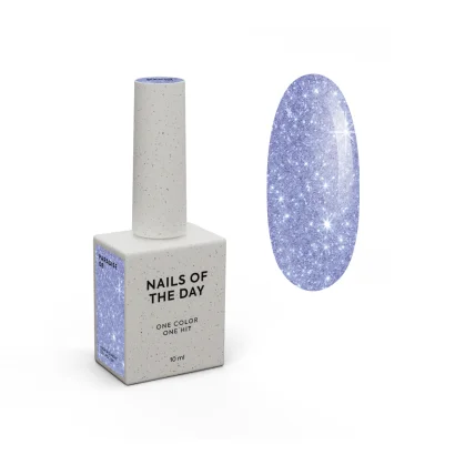 Гель-лак з яскравими блискітками, 10 мл №08 PARADISE Gel polish NAILSOFTHEDAY