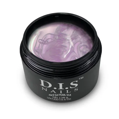 Гель моделюючий D.I.S.Nails Hard Cover PEARL SILK Перламутровий пастельно-рожевий, 28 г