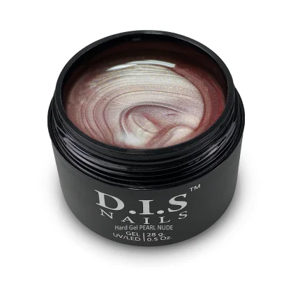 Гель моделюючий D.I.S.Nails Hard Cover PEARL NUDE Перламутровий нюд, 28 г