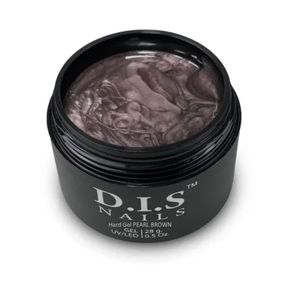 Гель моделюючий D.I.S.Nails Hard Cover PEARL BROWN Коричневий перламутровий, 28 г