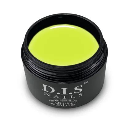 Гель моделюючий D.I.S.Nails Hard Cover NEON YELLOW Жовтий неон, 28 г