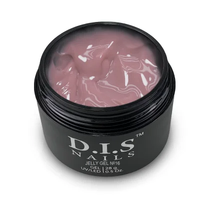 Гель-желе D.I.S.Nails Jelly Gel №16 Теплий пудрово-розовий, 28 г  