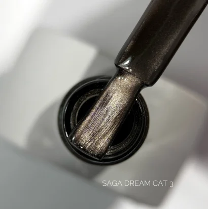 Гель-лак SAGA Professional Gel Polish Dream Cat №03 з ефектом котячого ока, 10 мл 
