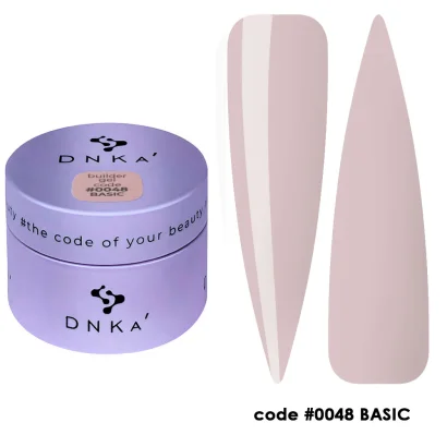 Гель для нарощування нігтів DNKa Builder Gel №48 Basic, 30 мл HEMA / TPO Free