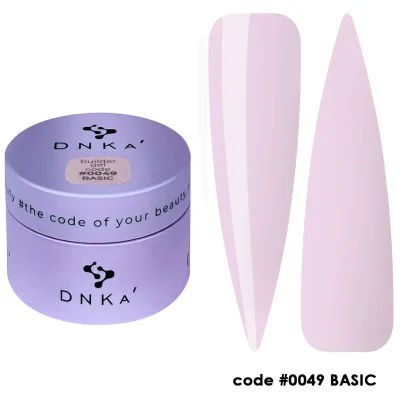 Гель для нарощування нігтів DNKa Builder Gel №49 Basic, 30 мл HEMA / TPO Free