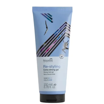 Гель для укладання волосся екстрасильної фіксації, 200 мл Extra strong gel Re-styling Nouvelle