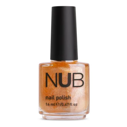 Лак для нігтів NUB Nail Polish №129 Золотий пісок з шимером, 14 мл 