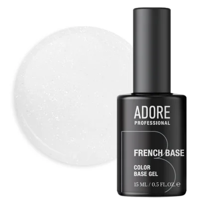 База камуфлююча з шимером ADORE French Base Shimmer №26 Salt, 15 мл