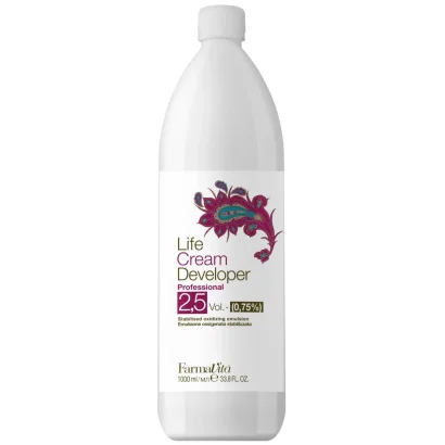 Окислювач-емульсія для тонування волосся 0,75% (2,5 Vol), 1000 мл Life Cream Developer FarmaVita