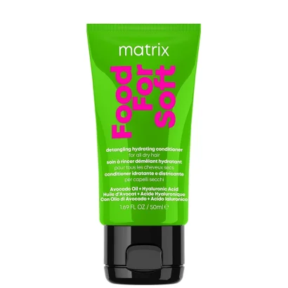 Кондиціонер для зволоження і розплутування волосся, 50 мл Detangling Hydrating Conditioner Food For Soft Total Results MATRIX