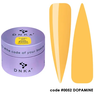 Гель для нарощування нігтів DNKa Builder Gel №52 Dopamine, 30 мл HEMA / TPO Free
