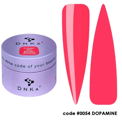 Гель для нарощування нігтів DNKa Builder Gel №54 Dopamine, 30 мл HEMA / TPO Free