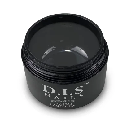 Гель для нарощування нігтів D.I.S Nails UNIVERSAL GEL Hema &amp; TPO Free моделюючий, середньої густини №CLEAR, 28 г