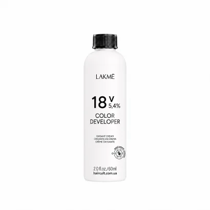 Крем-окисник універсальний 18V (5,4%), 60 мл 40261 Color Developer Metal Remover Complex Oxidant cream LAKME