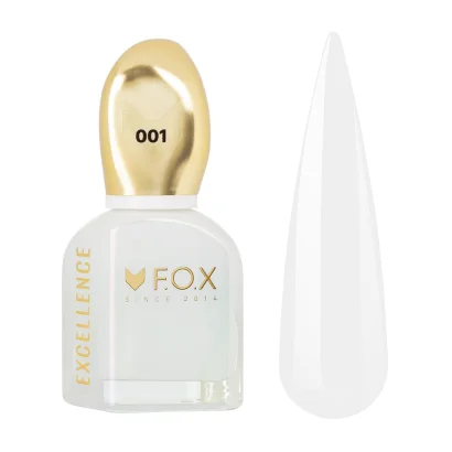 Лак для нігтів F.O.X Nail Polish №001 Білий, 12 мл