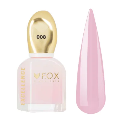 Лак для нігтів F.O.X Nail Polish №008 Рожевий, 12 мл